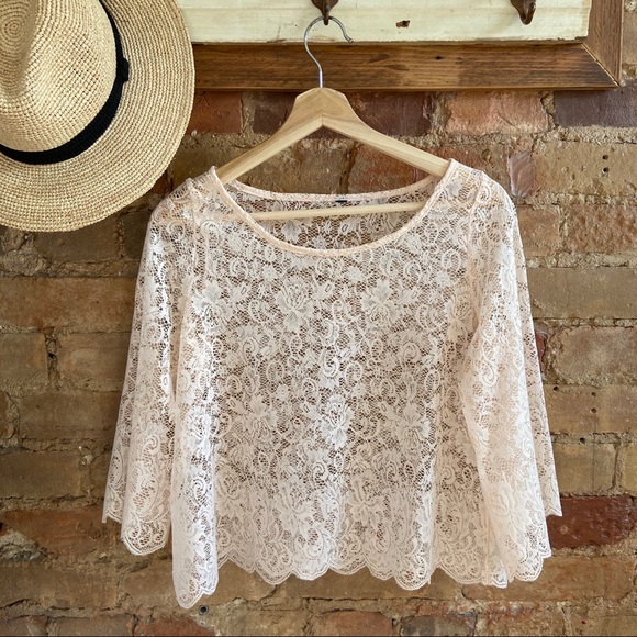 Pink Lace Top - Picture 2 of 4